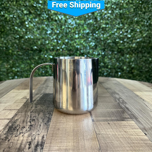 Jarra de acero inoxidable para espumar leche / Taza para vaporizar espresso