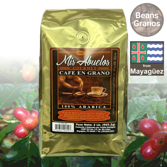 Café Mis Abuelos Coffee Beans 2 Pound