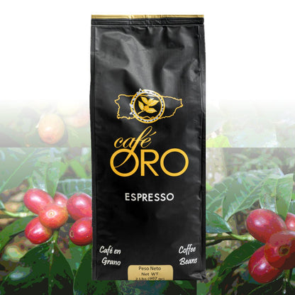 Granos de café espresso Café Oro