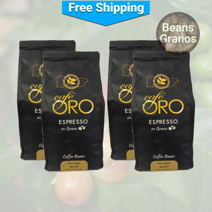 Granos de café espresso Café Oro