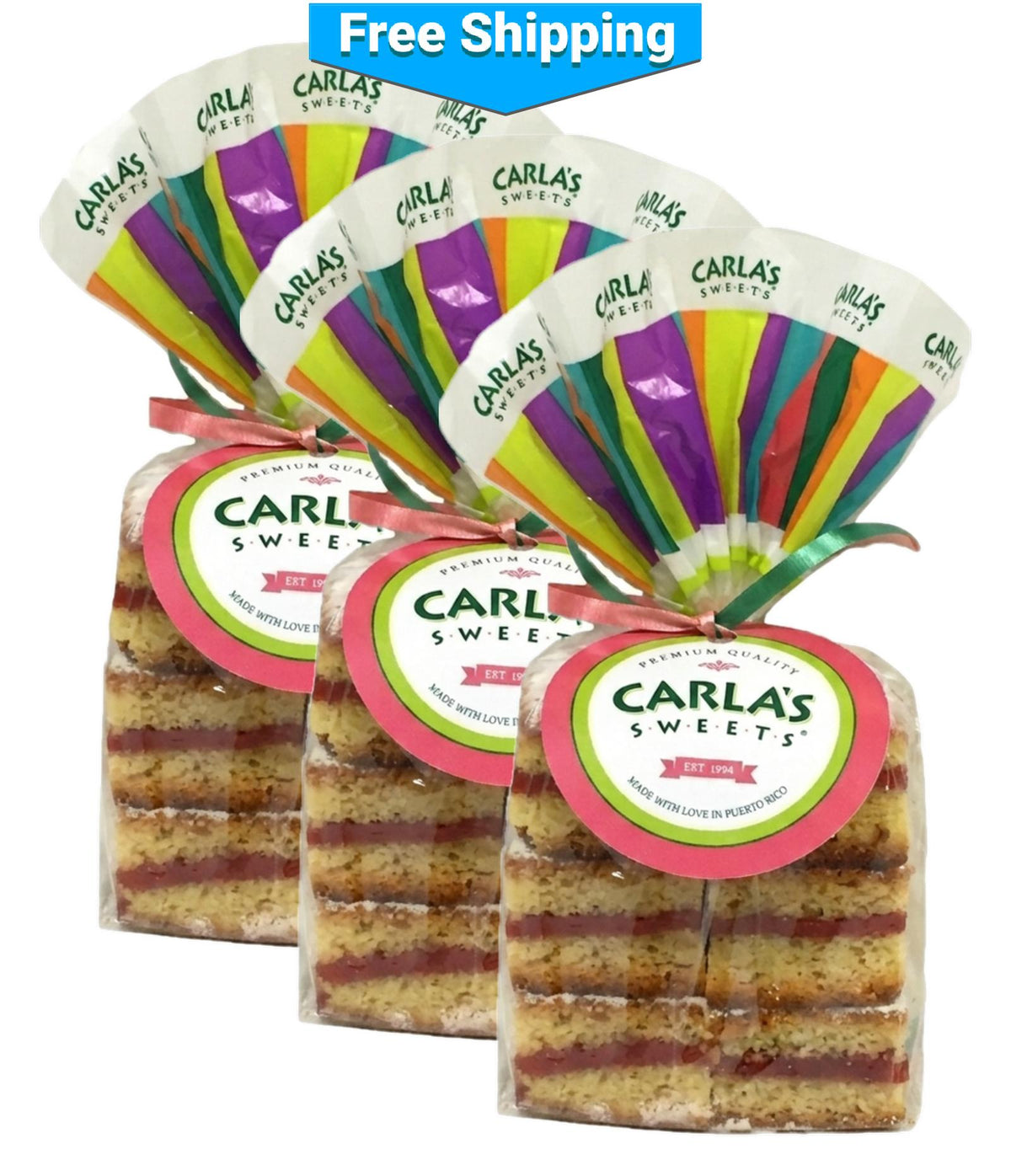 Panetelas de guayaba de Carla's Sweets