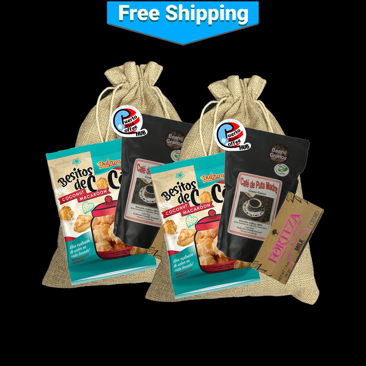 Café De Puta Madre 9 Oz Coffee Beans Gift Bag