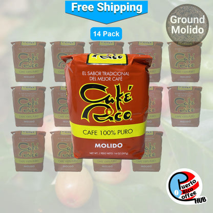 Café molido Café Rico, paquete de 14 unidades