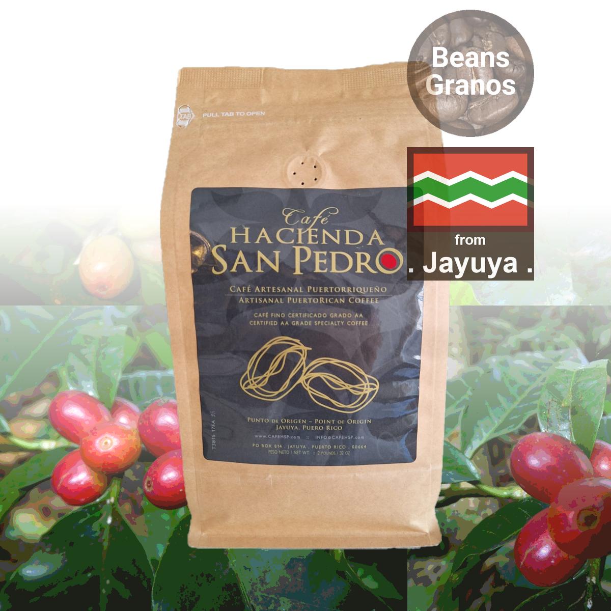 Café en grano Hacienda San Pedro 2 libras