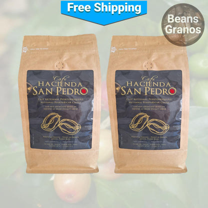 Café en grano Hacienda San Pedro 2 libras