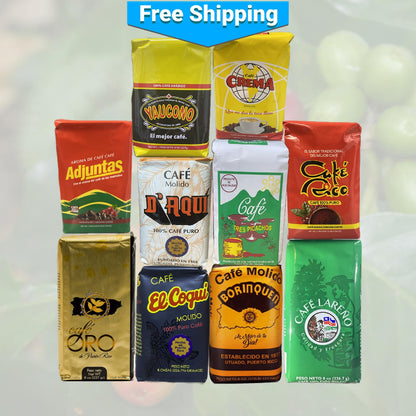 Degustación de café puertorriqueño: Combo «Compartir es querer»