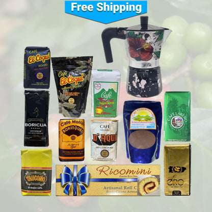 Degustación de café puertorriqueño: Combo «Compartir es querer»