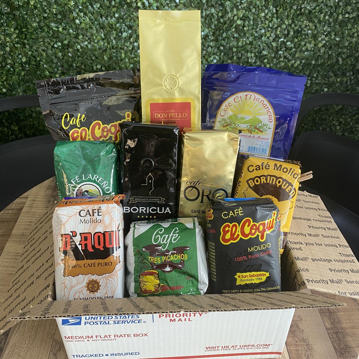 Fundraising Puerto Rican Coffee Sampler: Sharing is Caring Combo