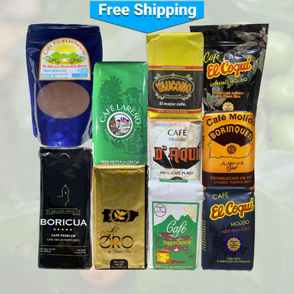 Degustación de café puertorriqueño: Combo «Compartir es querer»