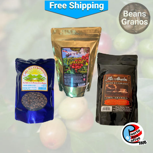 Paquete de variedades de café puertorriqueño: Pack de 3 Cinco Estrellas 2