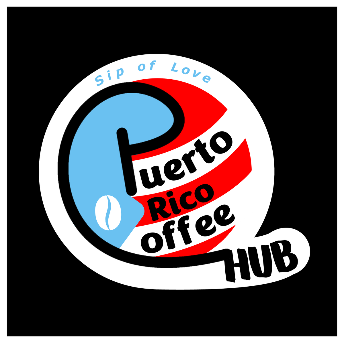 Puerto Rico Coffee Hub Sticker