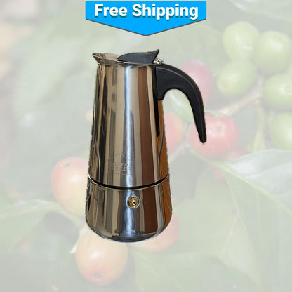 Cafeteras tipo Moka de acero inoxidable de Cocina Criolla