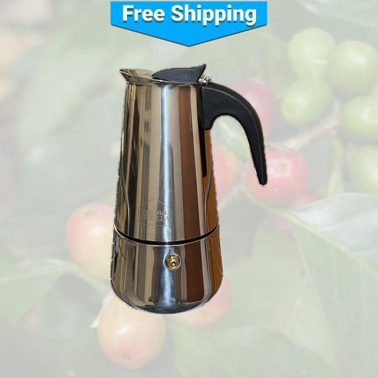 Cafeteras tipo Moka de acero inoxidable de Cocina Criolla
