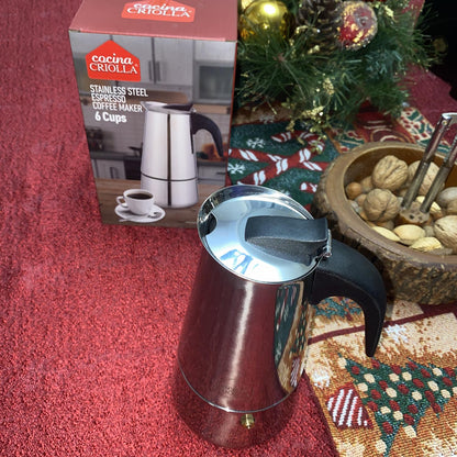 Cafeteras tipo Moka de acero inoxidable de Cocina Criolla