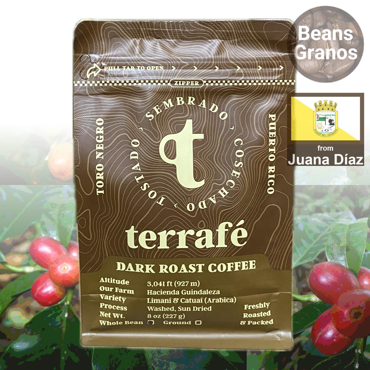 Granos de café Café Terrafé: Tueste oscuro