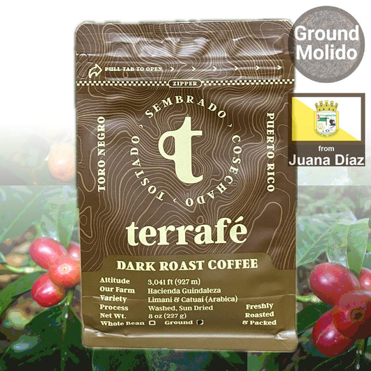 Café molido Terrafé: Tueste oscuro