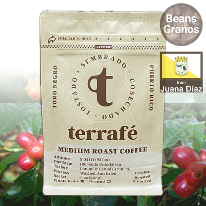 Granos de café Café Terrafé: Tueste medio