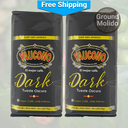 Café molido oscuro Yaucono