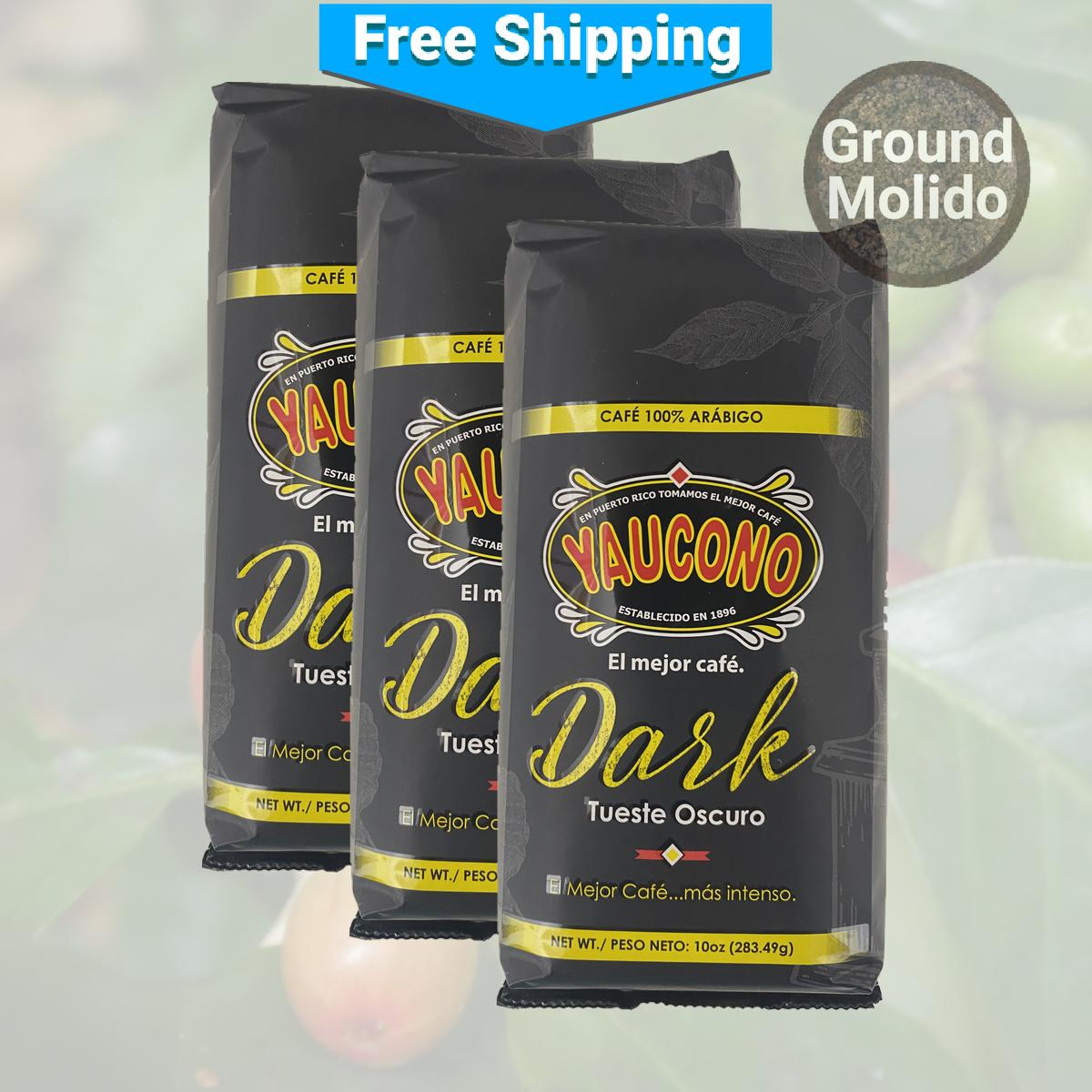 Café molido oscuro Yaucono