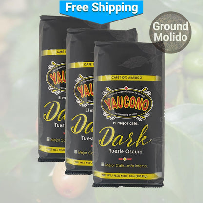 Café molido oscuro Yaucono