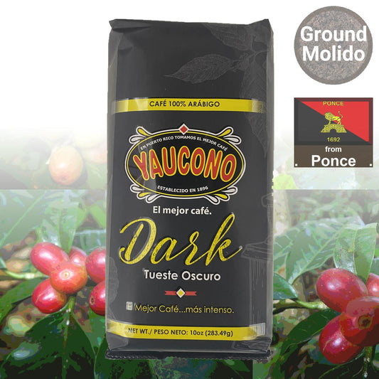 Café molido oscuro Yaucono