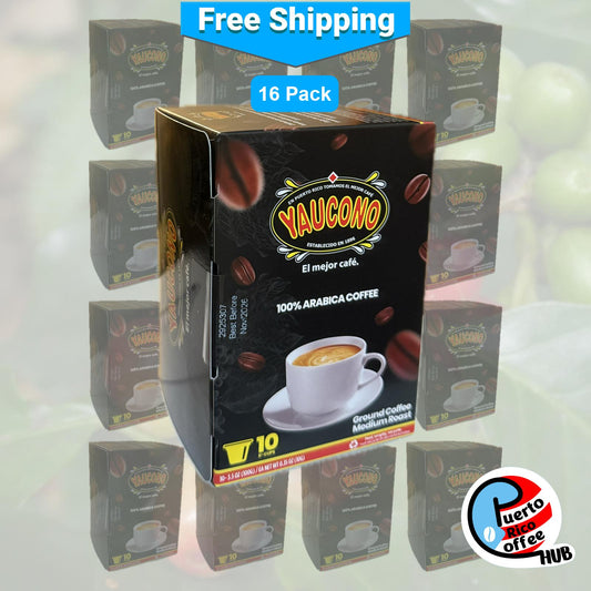 Café Yaucono - Cápsulas individuales K-Cup (paquete de 10 unidades) al por mayor
