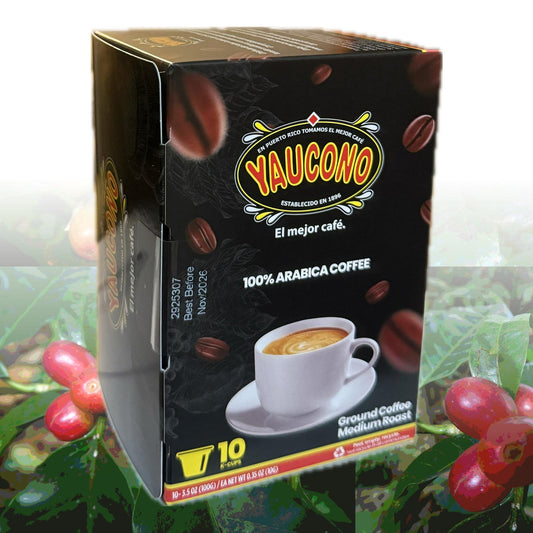 Café Yaucono Cápsulas K-Cup de café (paquete de 10)