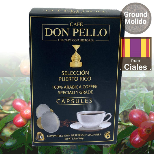 Cápsulas compatibles con Nespresso Café Don Pello