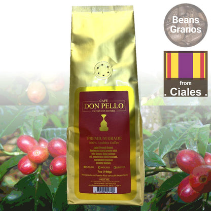 Café Don Pello en grano tostado por baristas