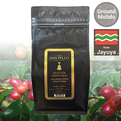 Café Don Pello de especialidad, café molido de Jayuya