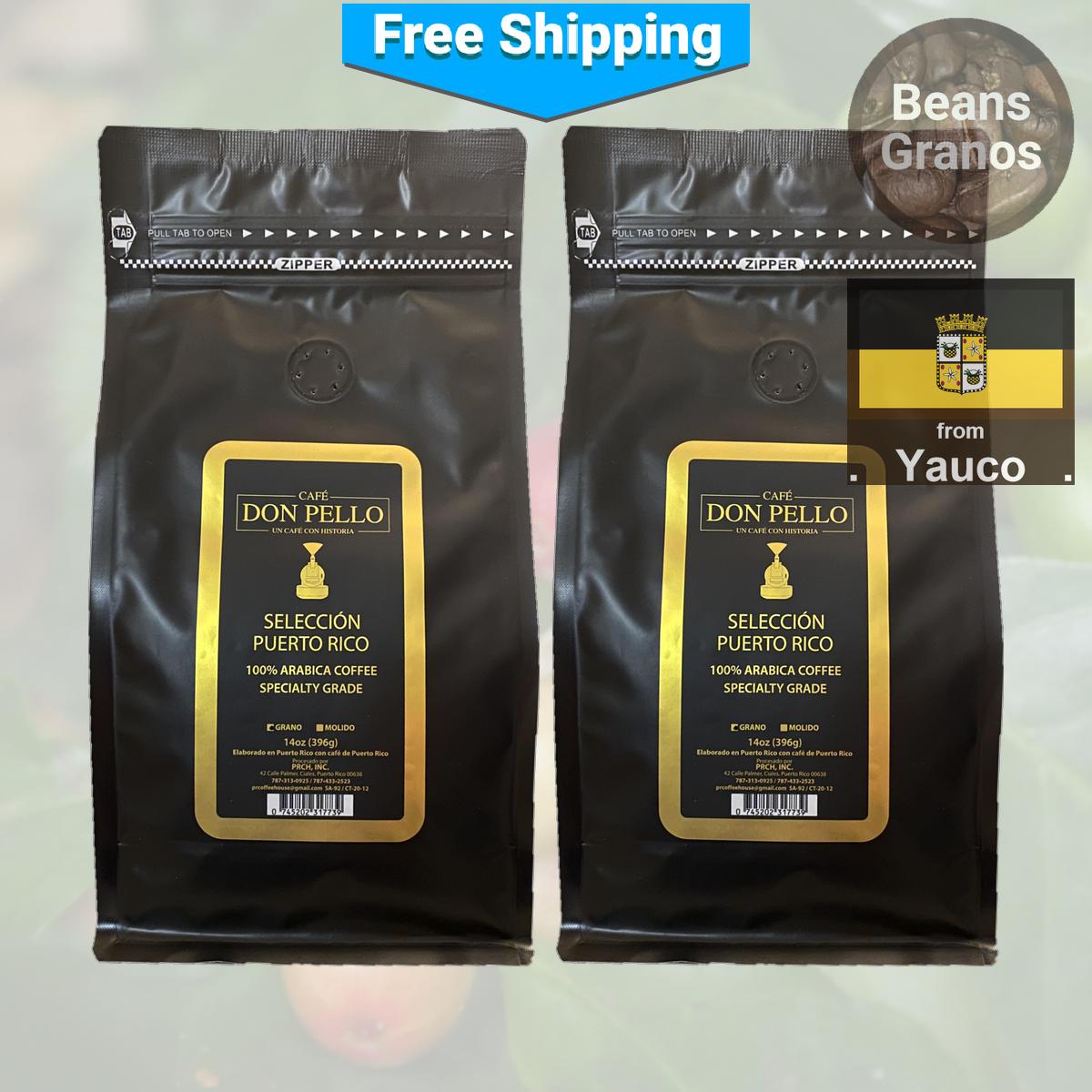 Café Don Pello Specialty Grade Yauco Roasted Coffee Beans