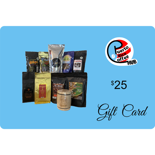 Tarjeta de regalo de Puerto Rico Coffee Hub
