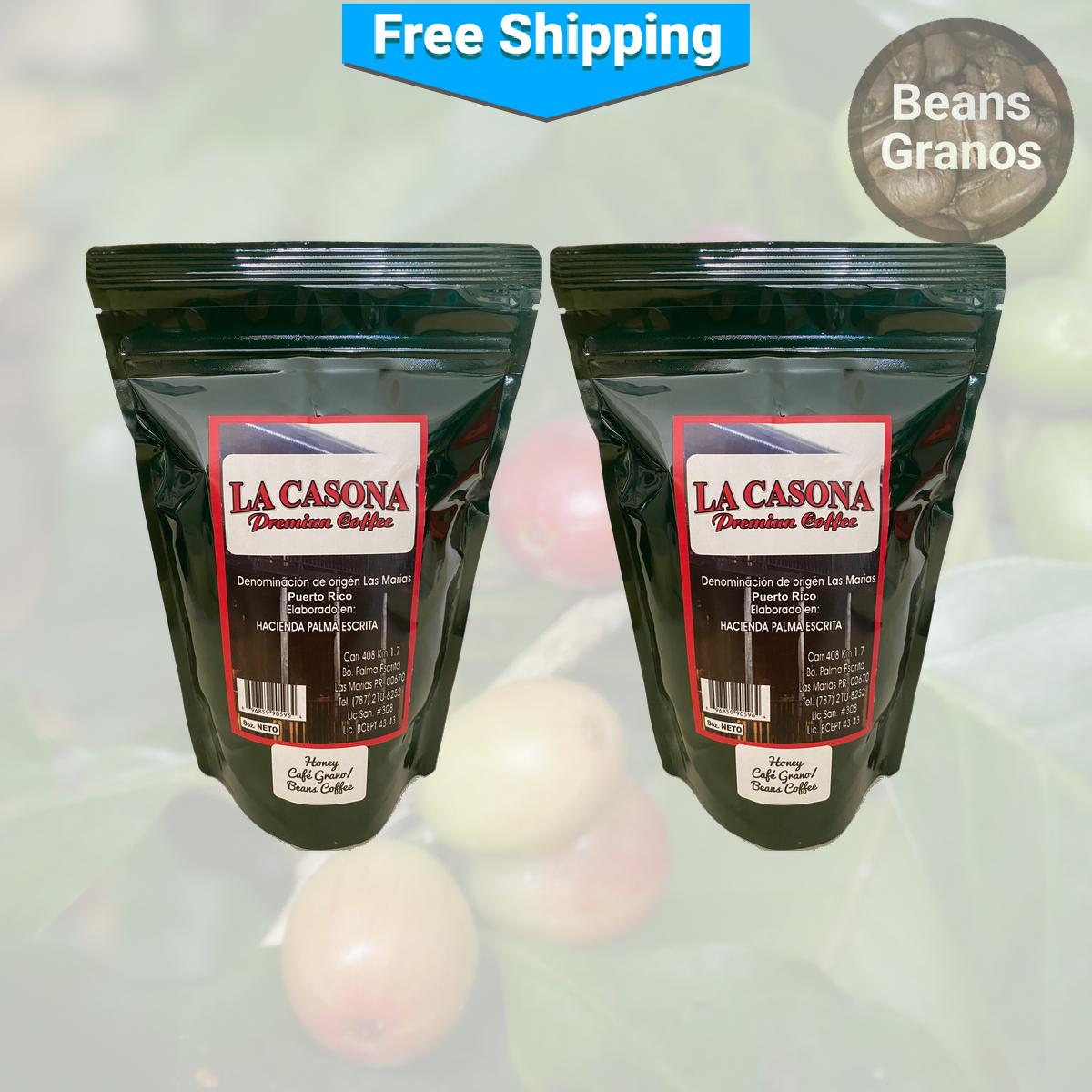 Café La Casona Honey Premium Coffee Beans - 100% Sun Dried