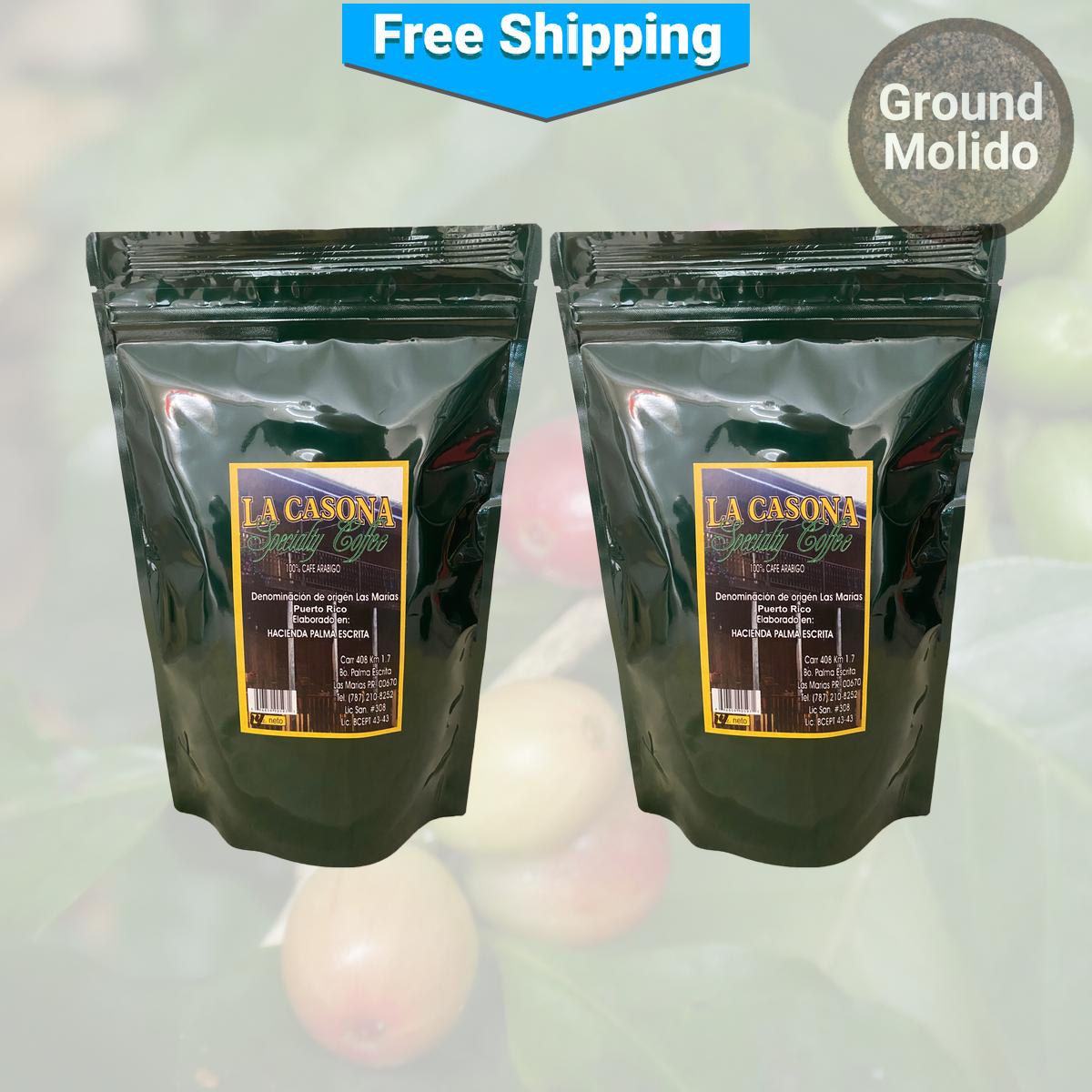 Café La Casona Specialty Ground Coffee - 100% Sun Dried