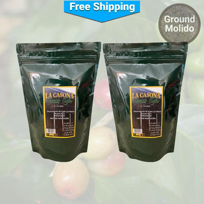 Café La Casona Specialty Ground Coffee - 100% Sun Dried