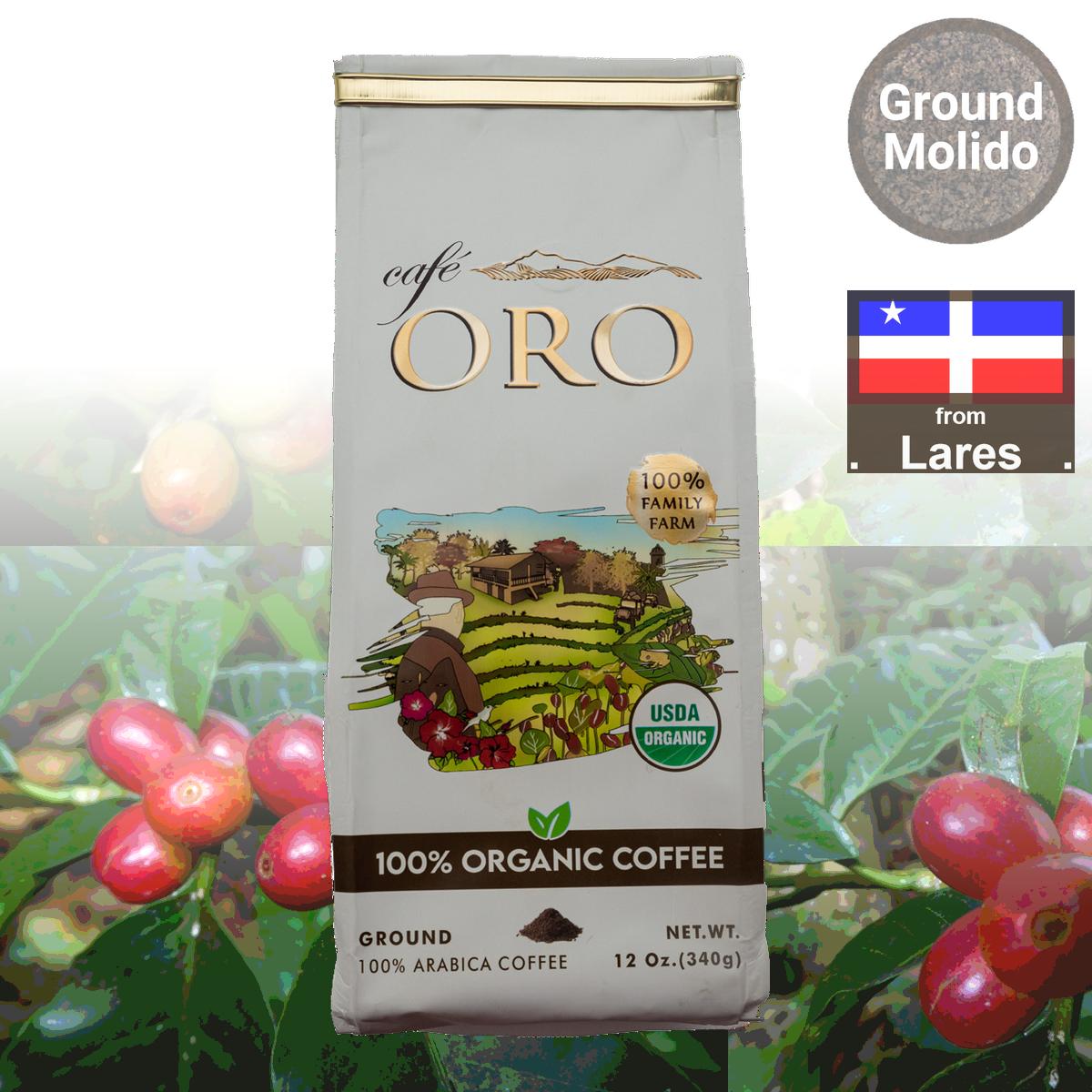Café molido orgánico Café Oro