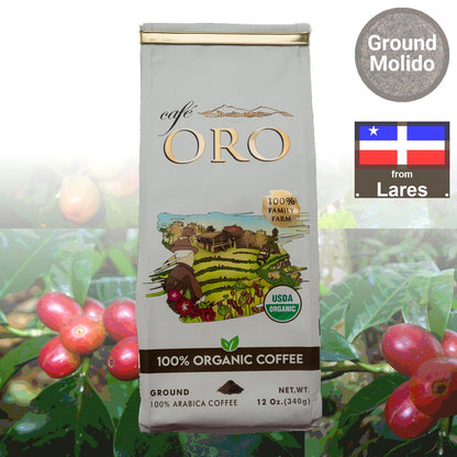 Café molido orgánico Café Oro