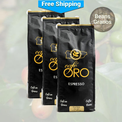 Granos de café espresso Café Oro
